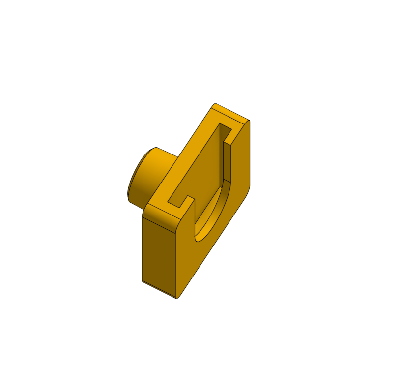 D16 balljoint mic/ light mount 3D model thumbnail