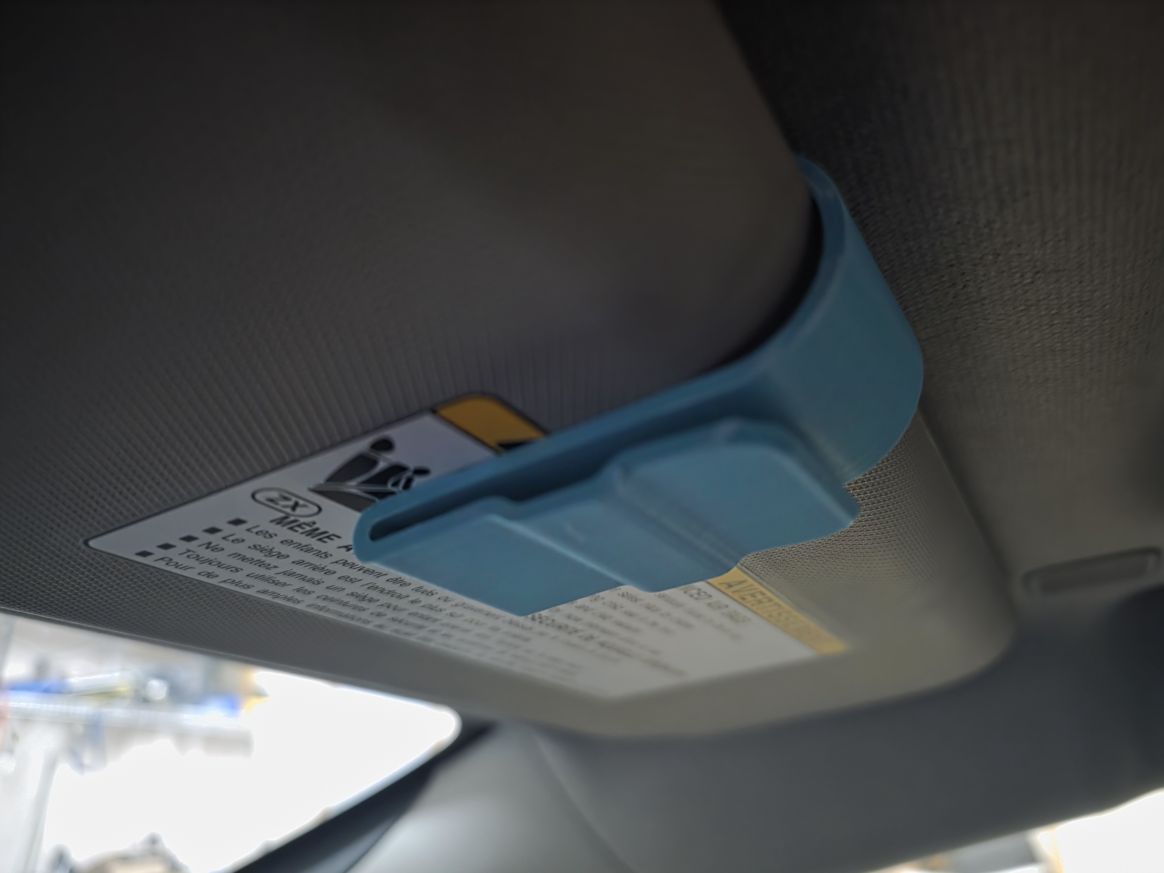 Prius Gen5 (2023+) Visor Glasses Clip 3D model