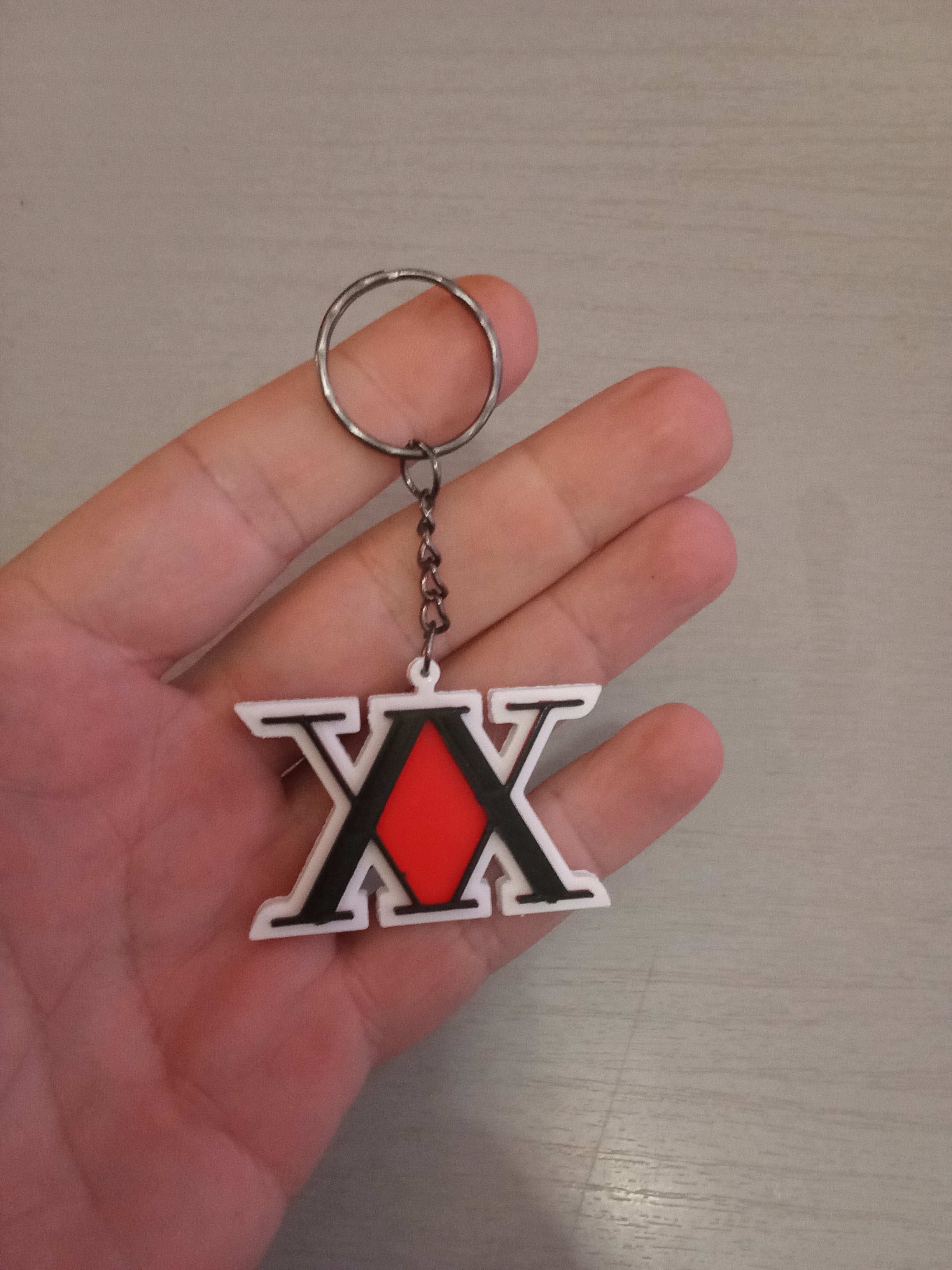 Porte-clés Hunter x Hunter – Logo HXH | STL | Impression 3D