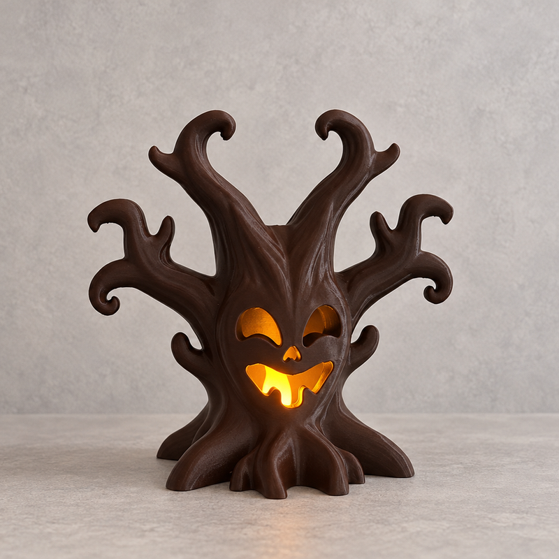 Halloween Creepy Tree - Tea Light LED by Draft Axis | Download free STL ...