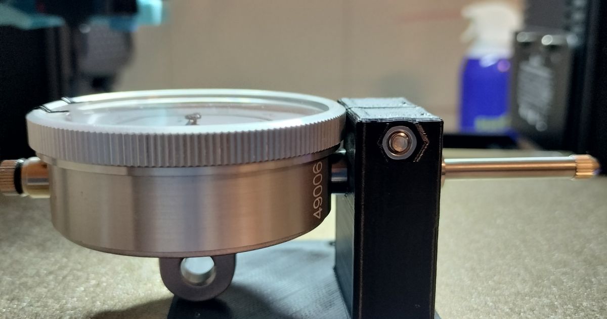 Dial Indicator Mount for SV06 by Tactically Grumpy Download free STL