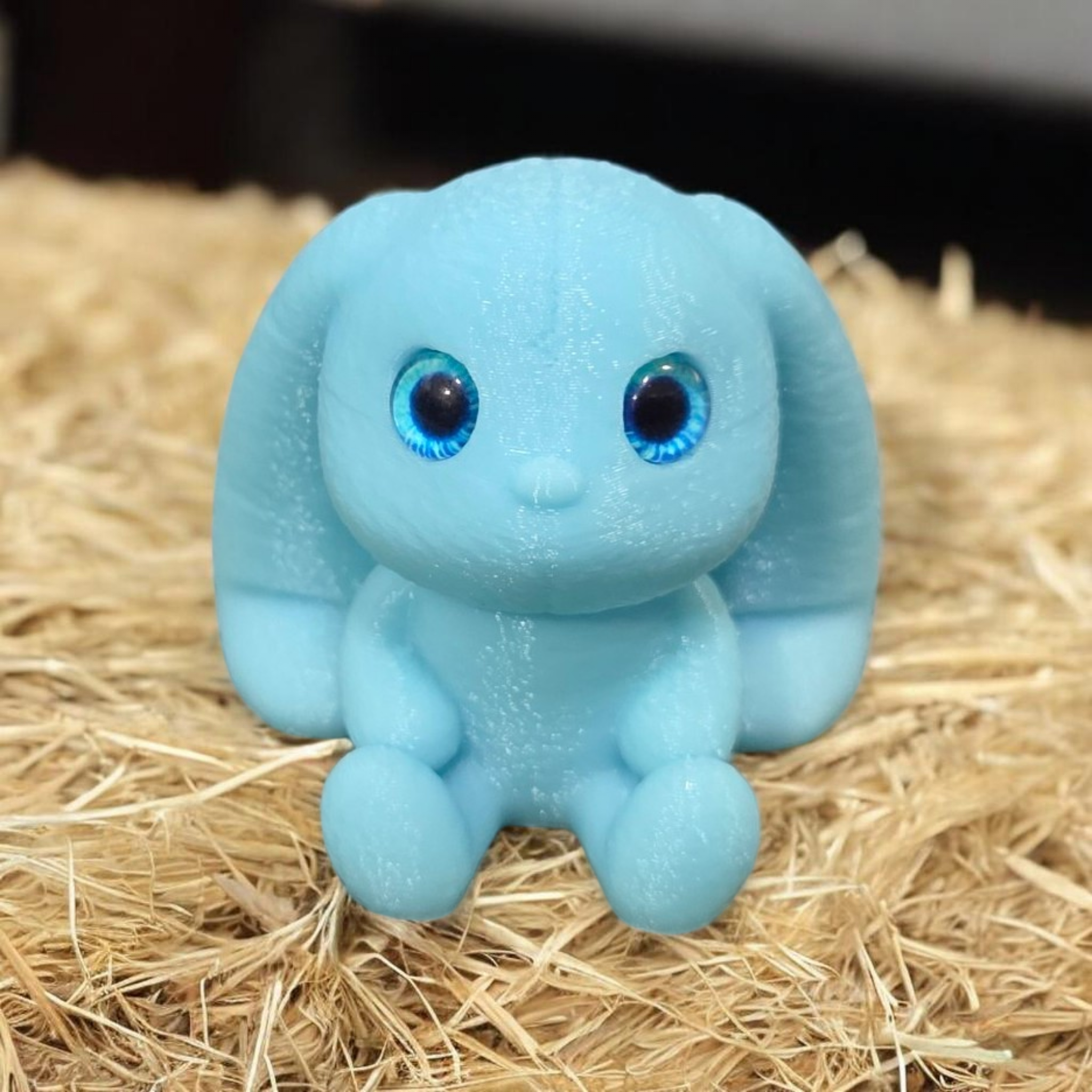 Bunny Bun Rabbit - 6mm + 8mm glass eye compatible