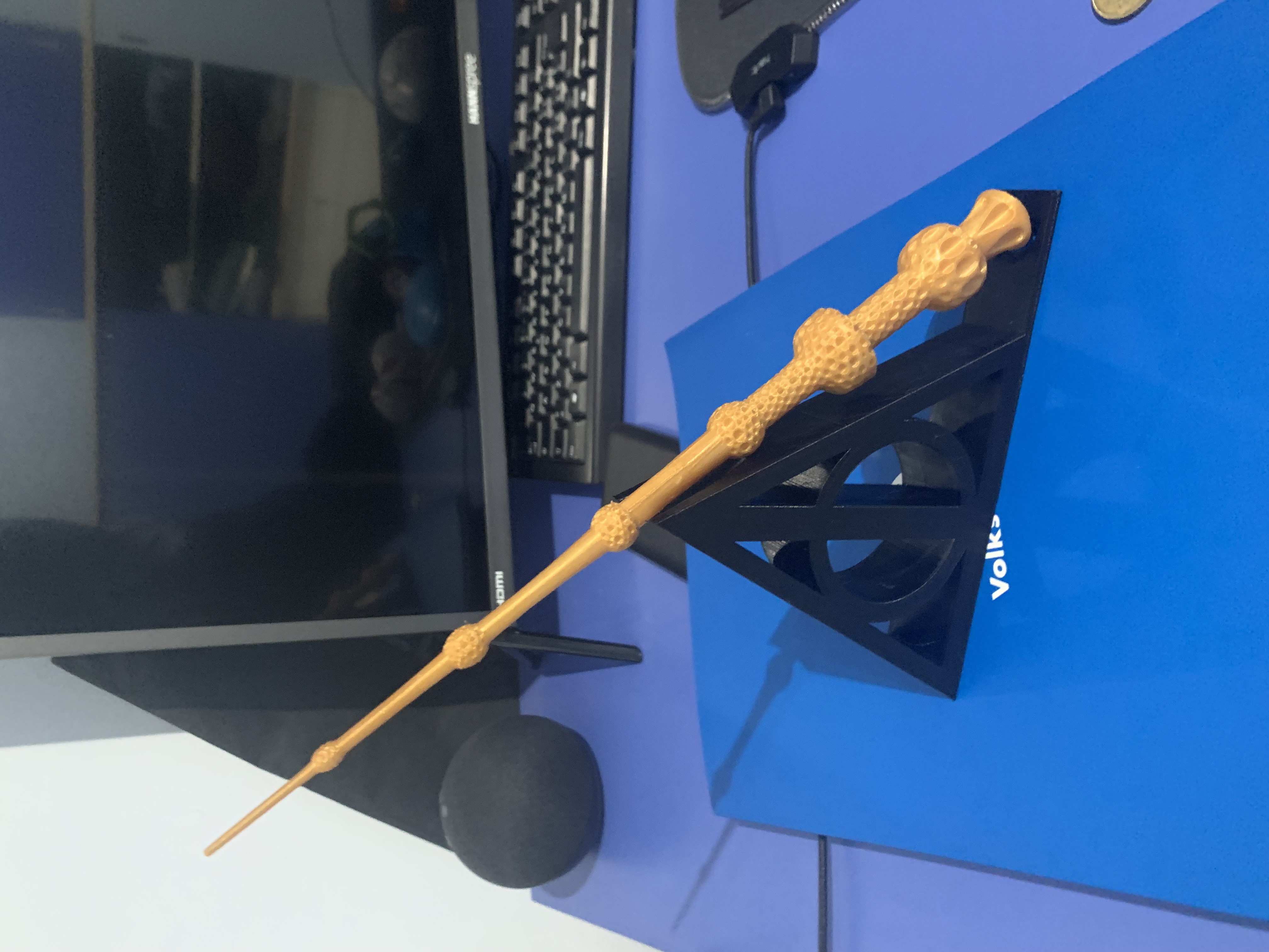 Harry Potter e la bacchetta di sambuco con supporto