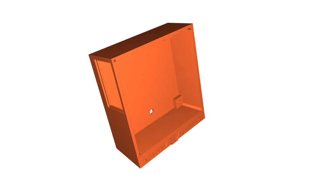 120mm airbrush booth or enclosure magnetic coupler for fume extraction by  Erik van de Pol, Download free STL model