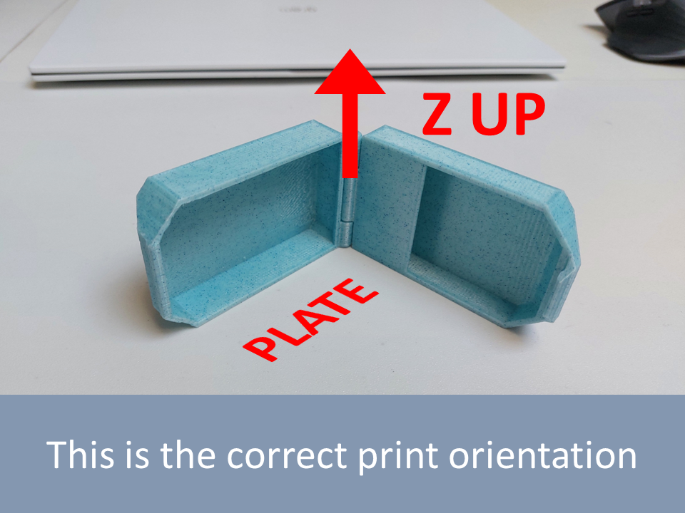 Print In Place Hinged Box
