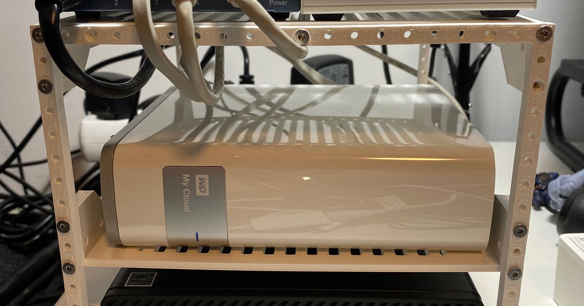 Mini Server Rack by Moshe | Download free STL model | Printables.com