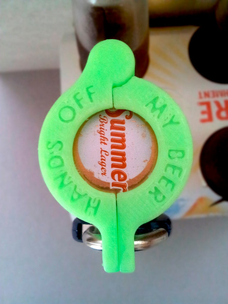 Miniatura 3 do modelo 3D Beer Bottle Lock
