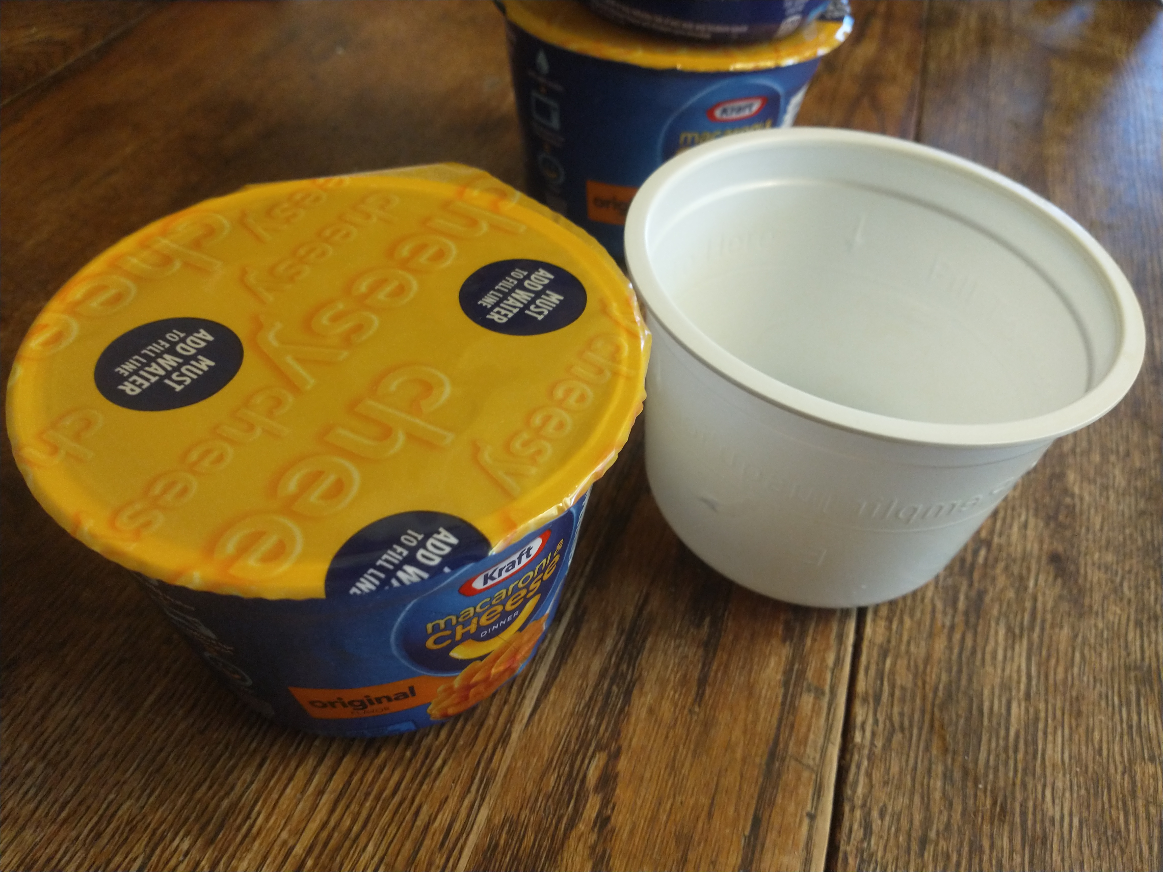 Kraft Macaroni Single Serving Size Bowl & Lid