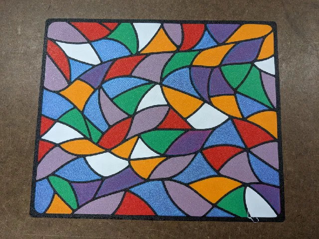 INDX 8T Calibration Test Mosaic