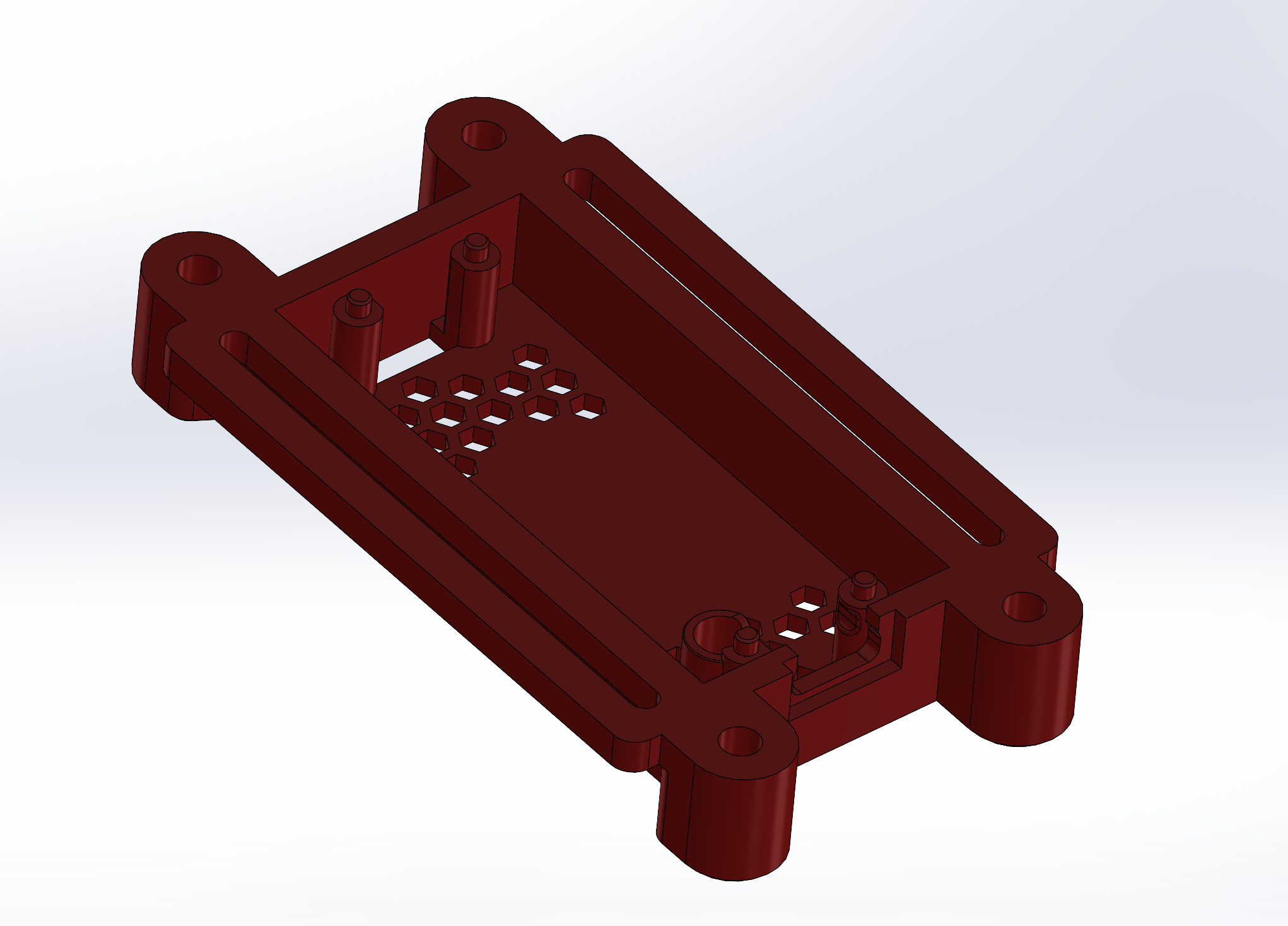 Raspberry Pi Pico development (screw terminal) case by 4DimK Download