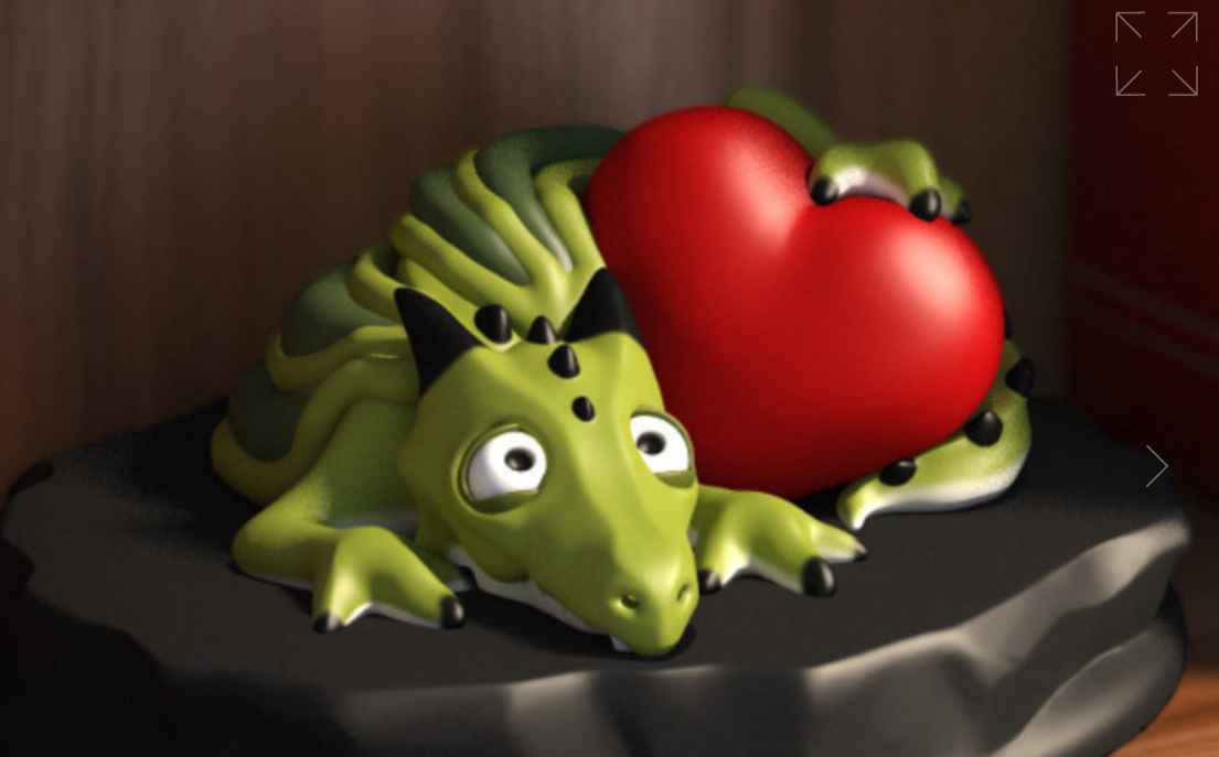 Pet monster Valentine