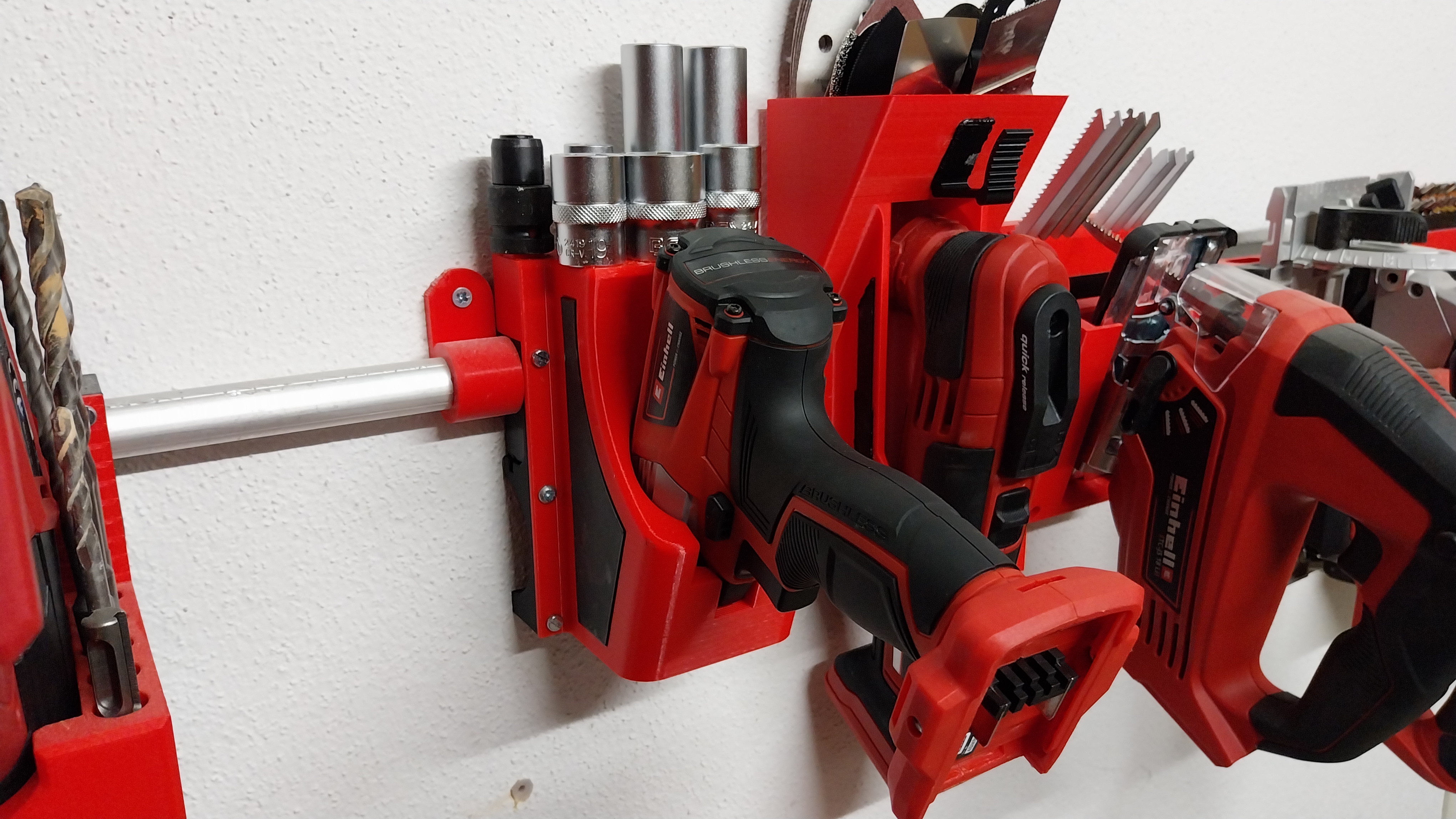 Impact Driver holder for modular wallmount