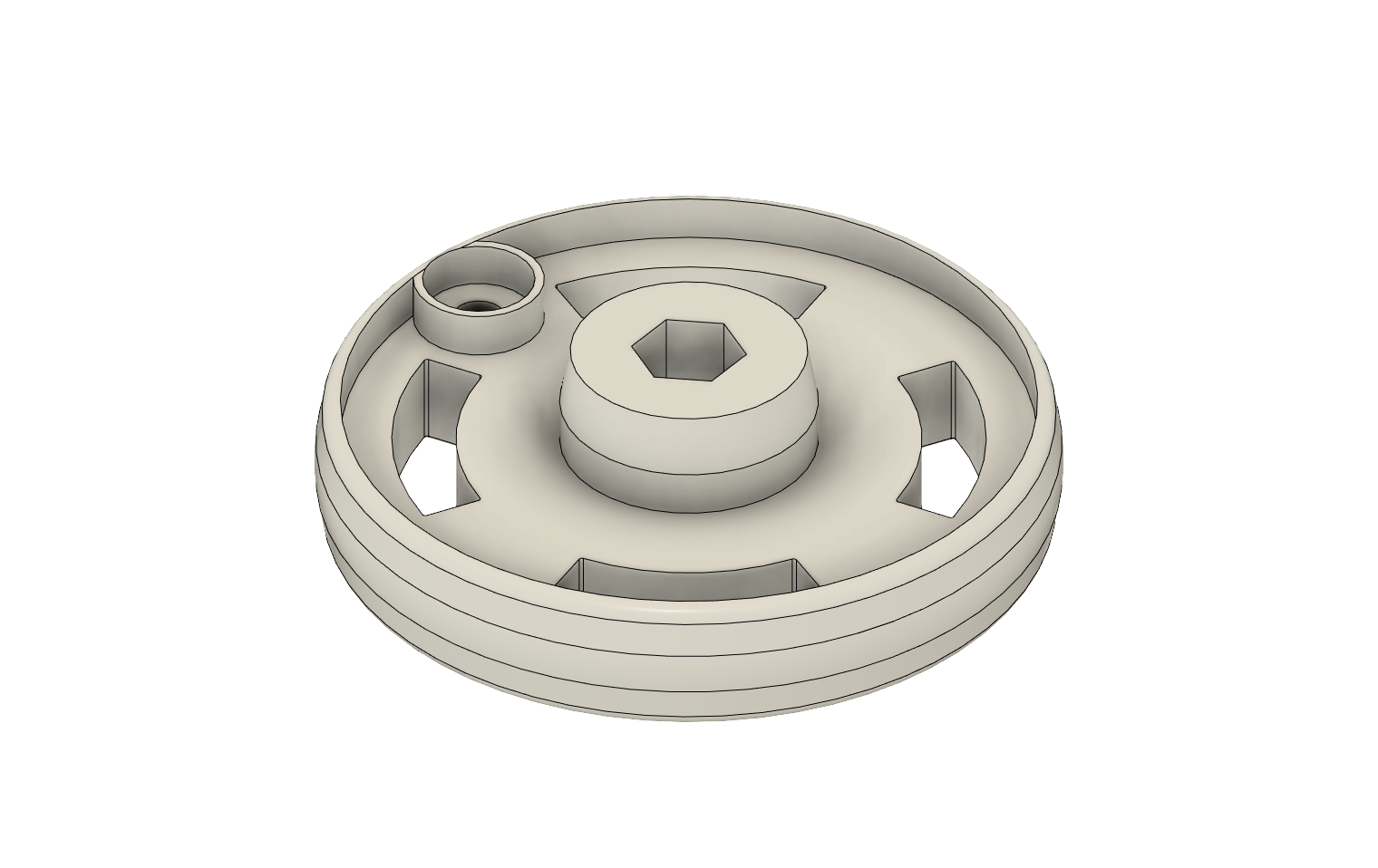 Craftsman 10HP Table Saw Adjusting Wheel by ckozma Download free STL