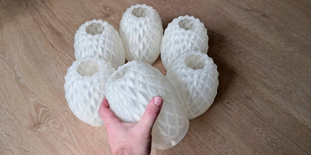 Miniatura 3 do modelo 3D Pineapple Light Cover