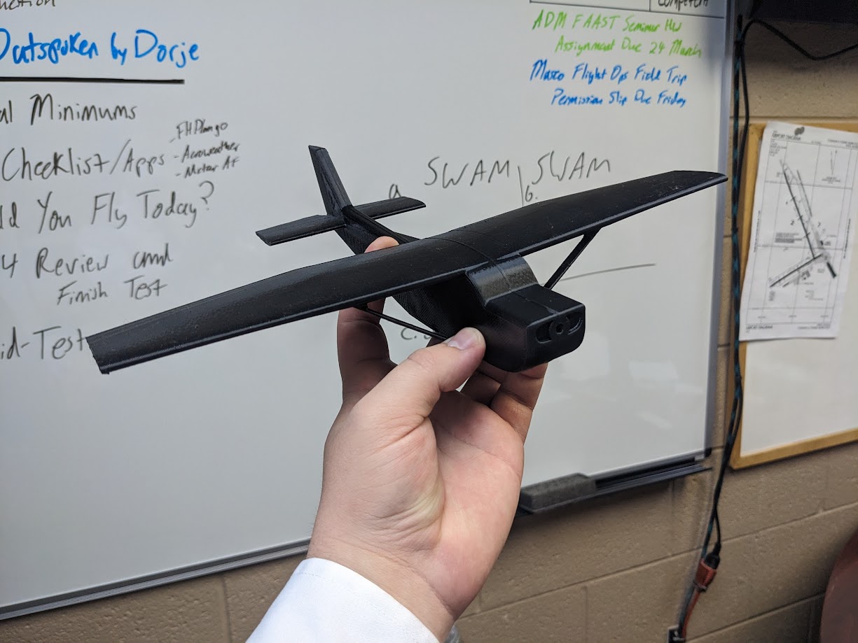 Rough Cessna 172 Model Teaching Aid