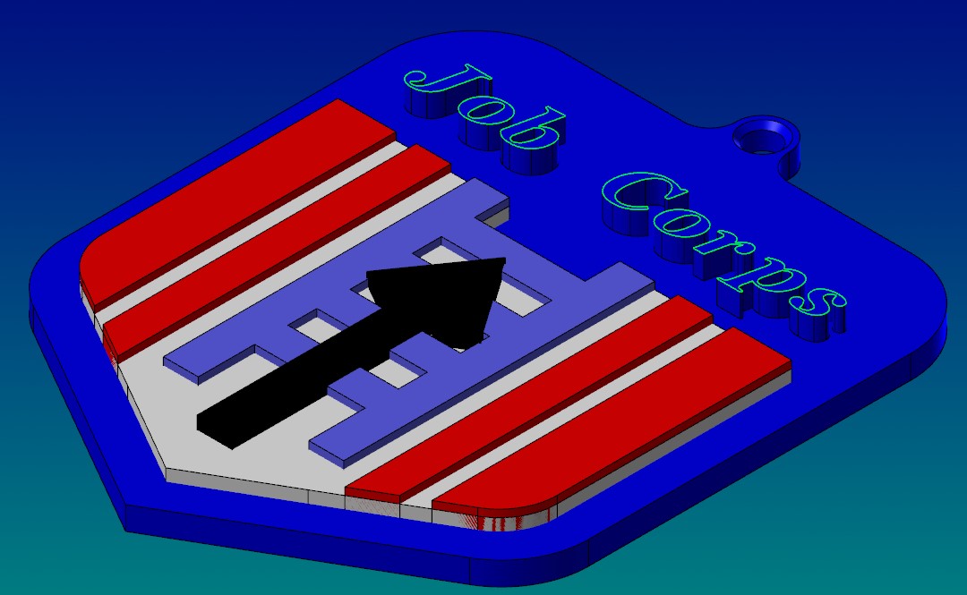 Job Corps logo by Topmakerchief | Download free STL model | Printables.com