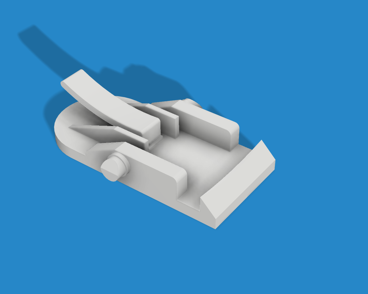 Vacuum Canister Door Latch by Tecknishen Download free STL model