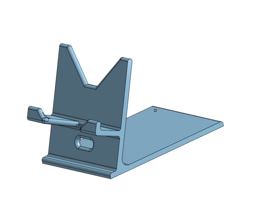 Phone stand for large case pop socket (No supports)