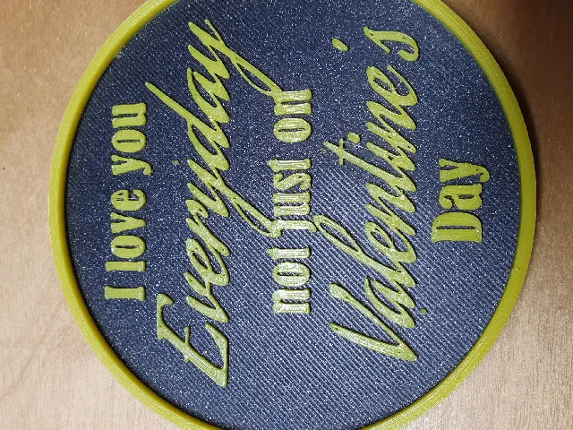 Valentine's day coaster