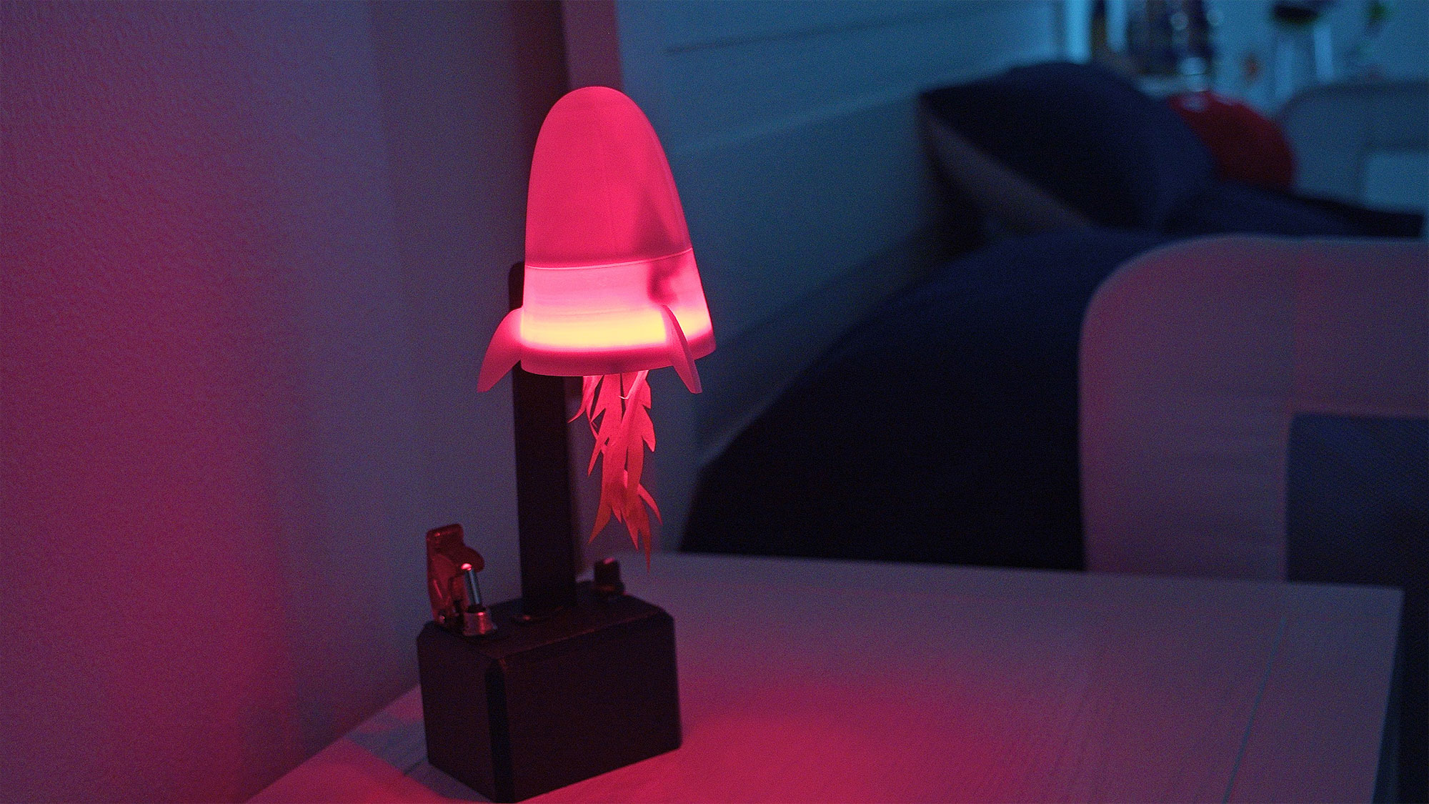 NeoPixel LED Rocket Lamp