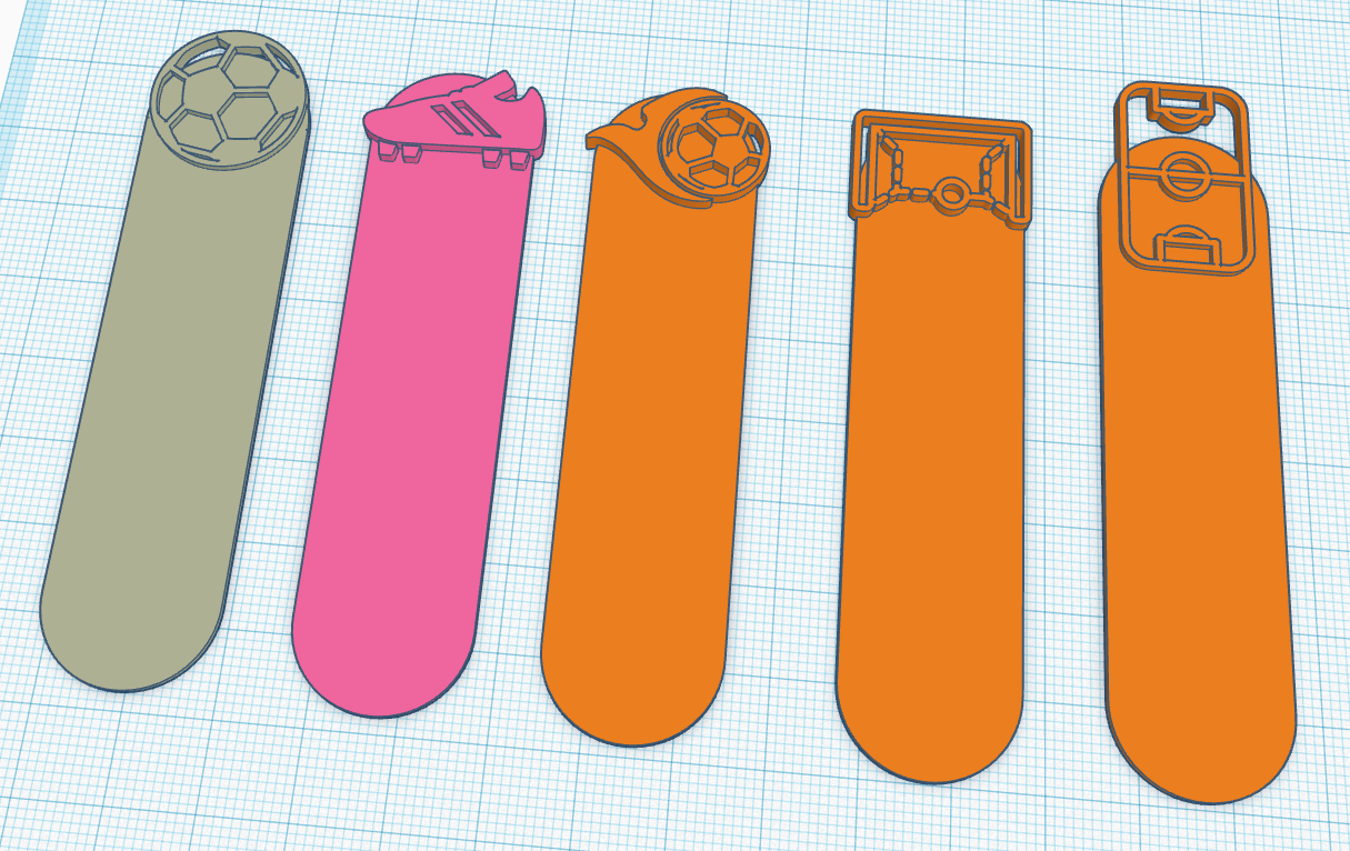 Soccer Bookmarks by spdermn02 Download free STL model