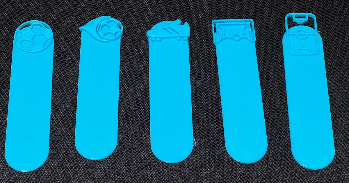 Soccer Bookmarks by spdermn02 Download free STL model