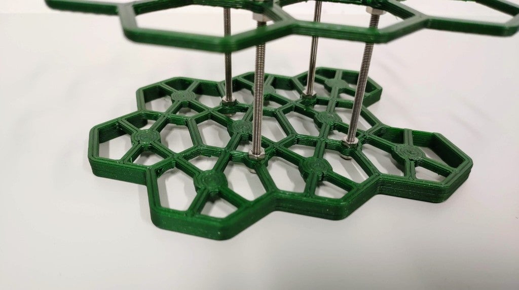Honeycomb Tube Rack by Razzer09 | Download free STL model | Printables.com