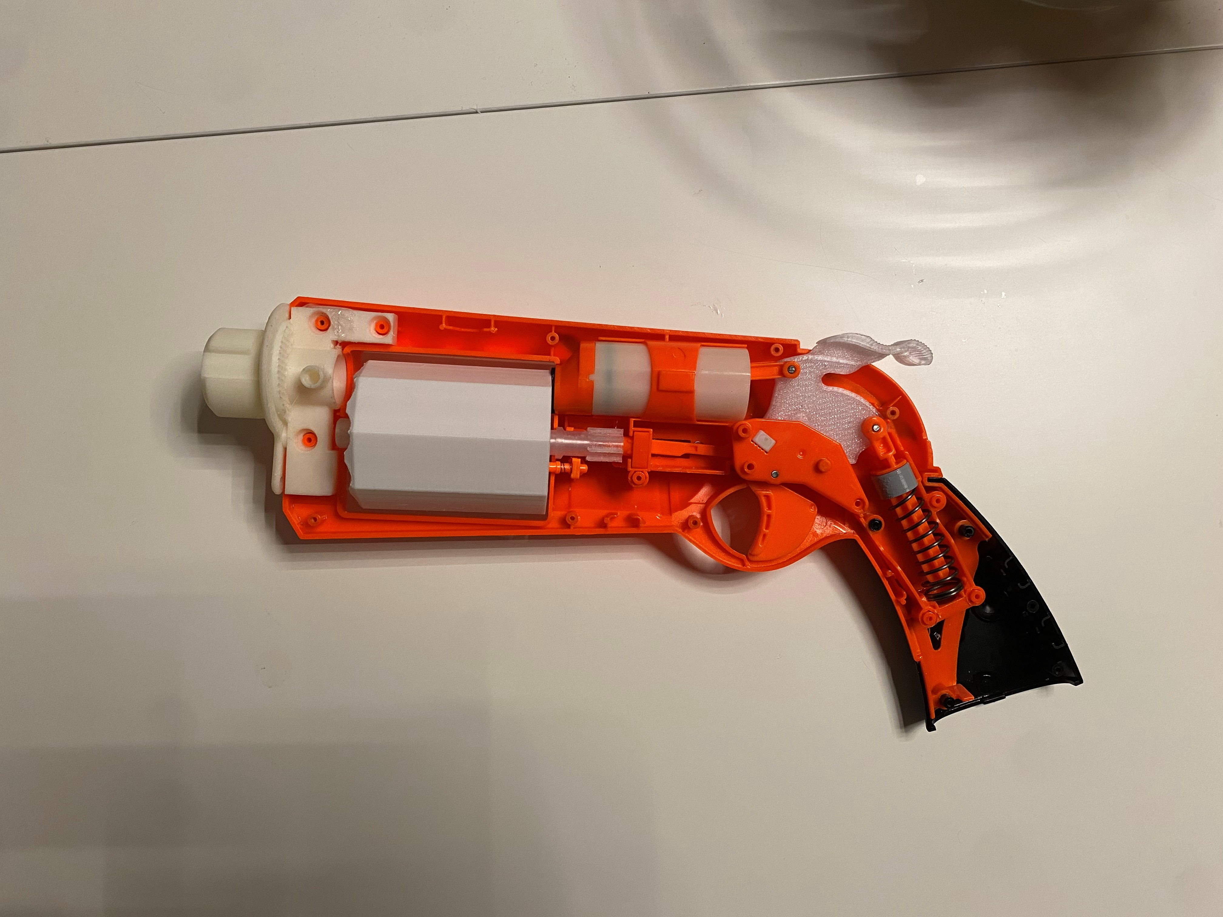 Nerf hammershot deals 6 shot cylinder