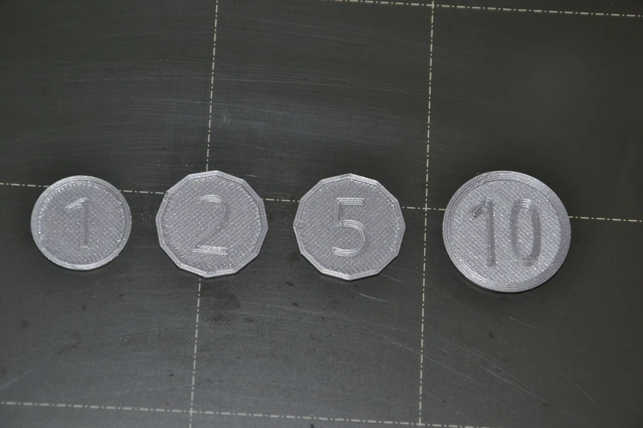 Simple distinct coins by PetrD | Download free STL model | Printables.com