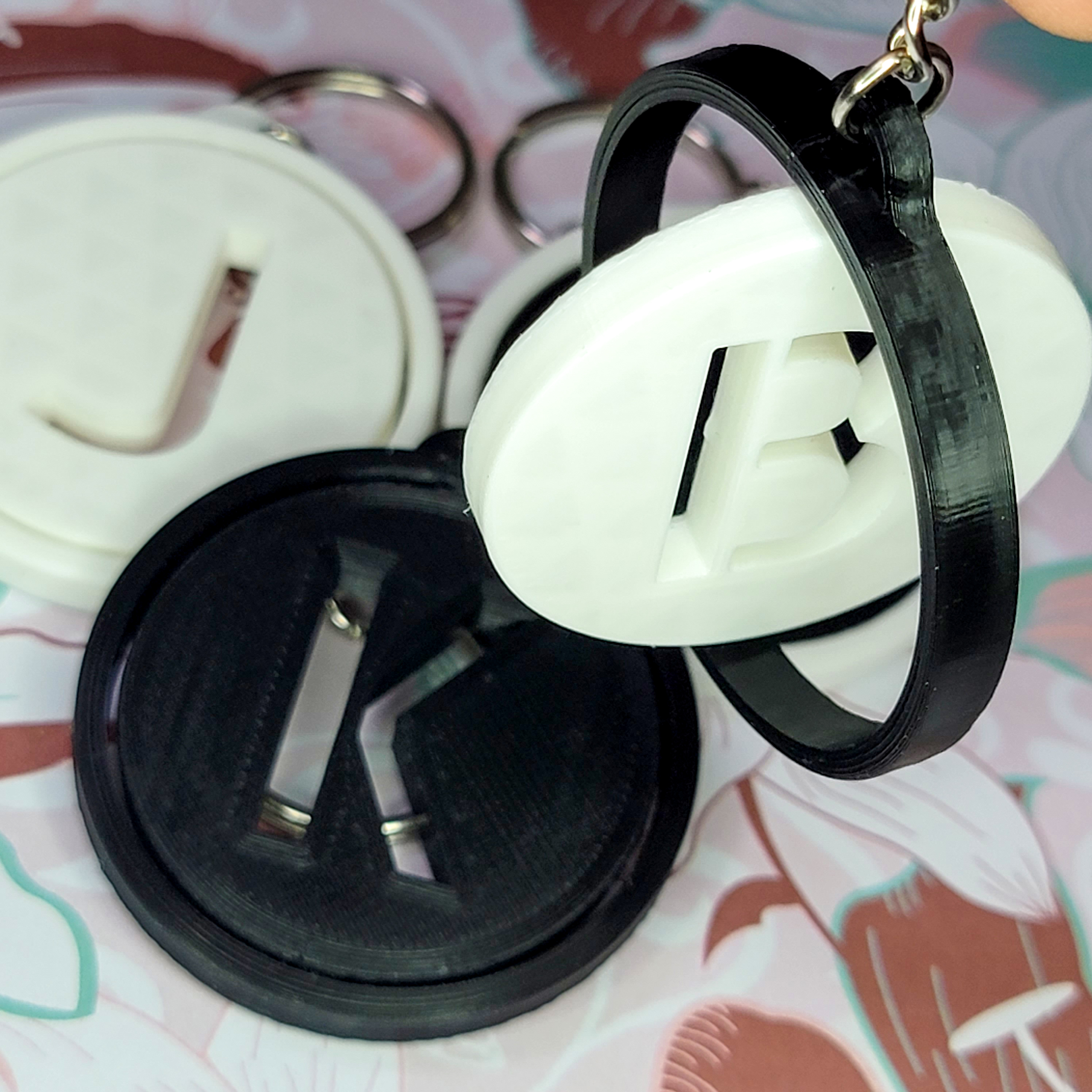 Single Letter Keychain