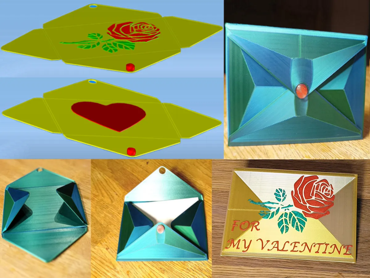 Origami Love Notes Kit: Romantic Hand-Folded Notes & Envelopes