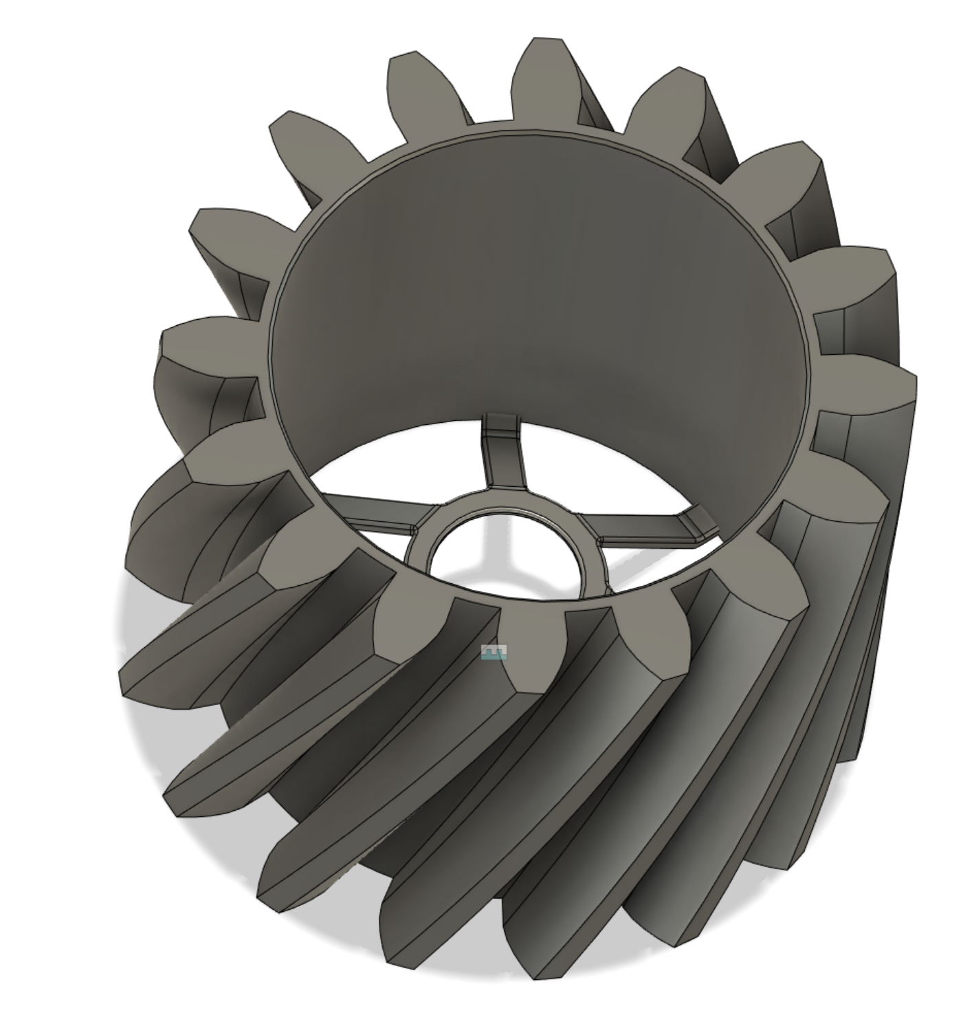Miniatura 5 do modelo 3D Lamp shade gear