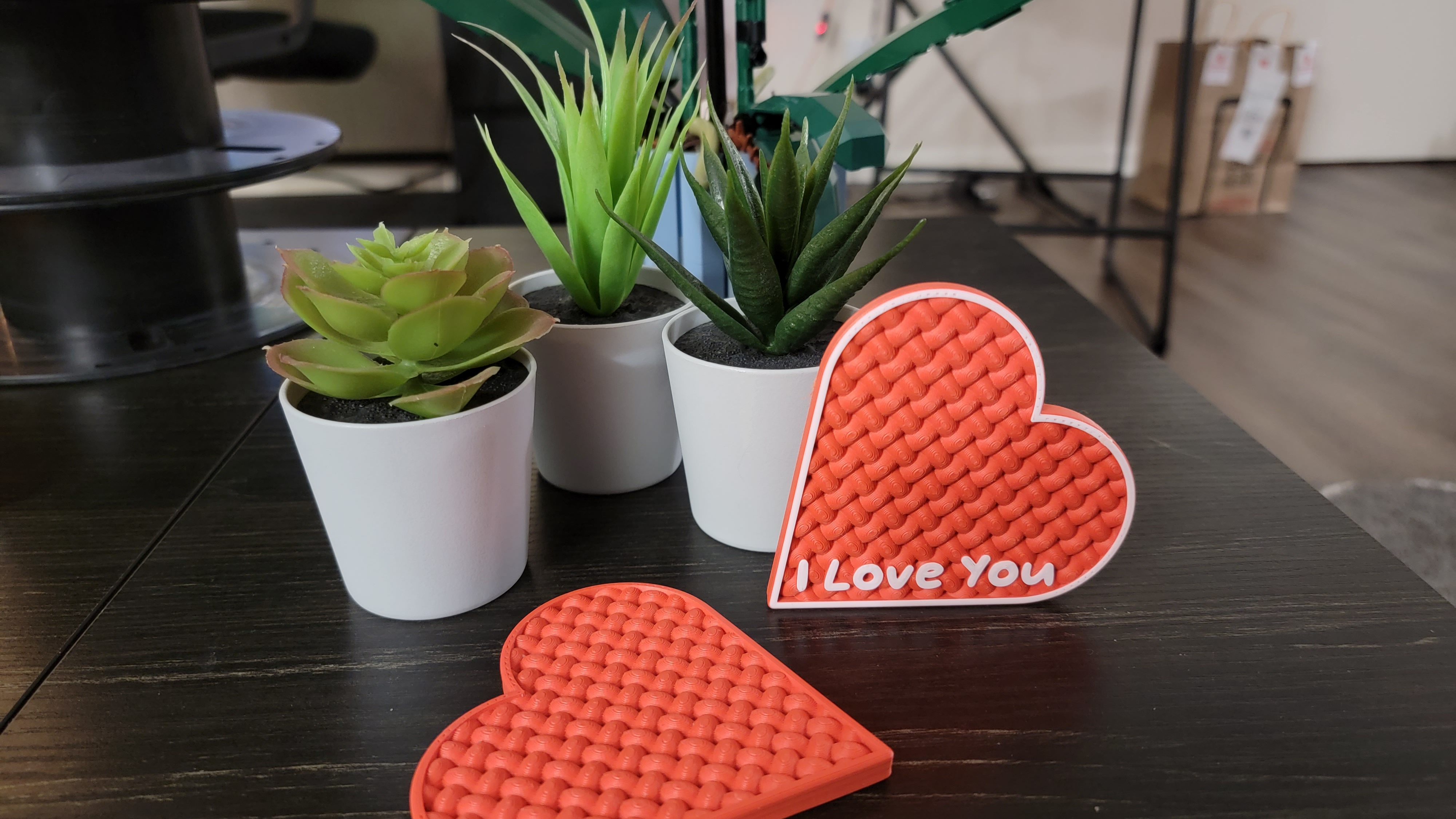 Woven Heart Coasters