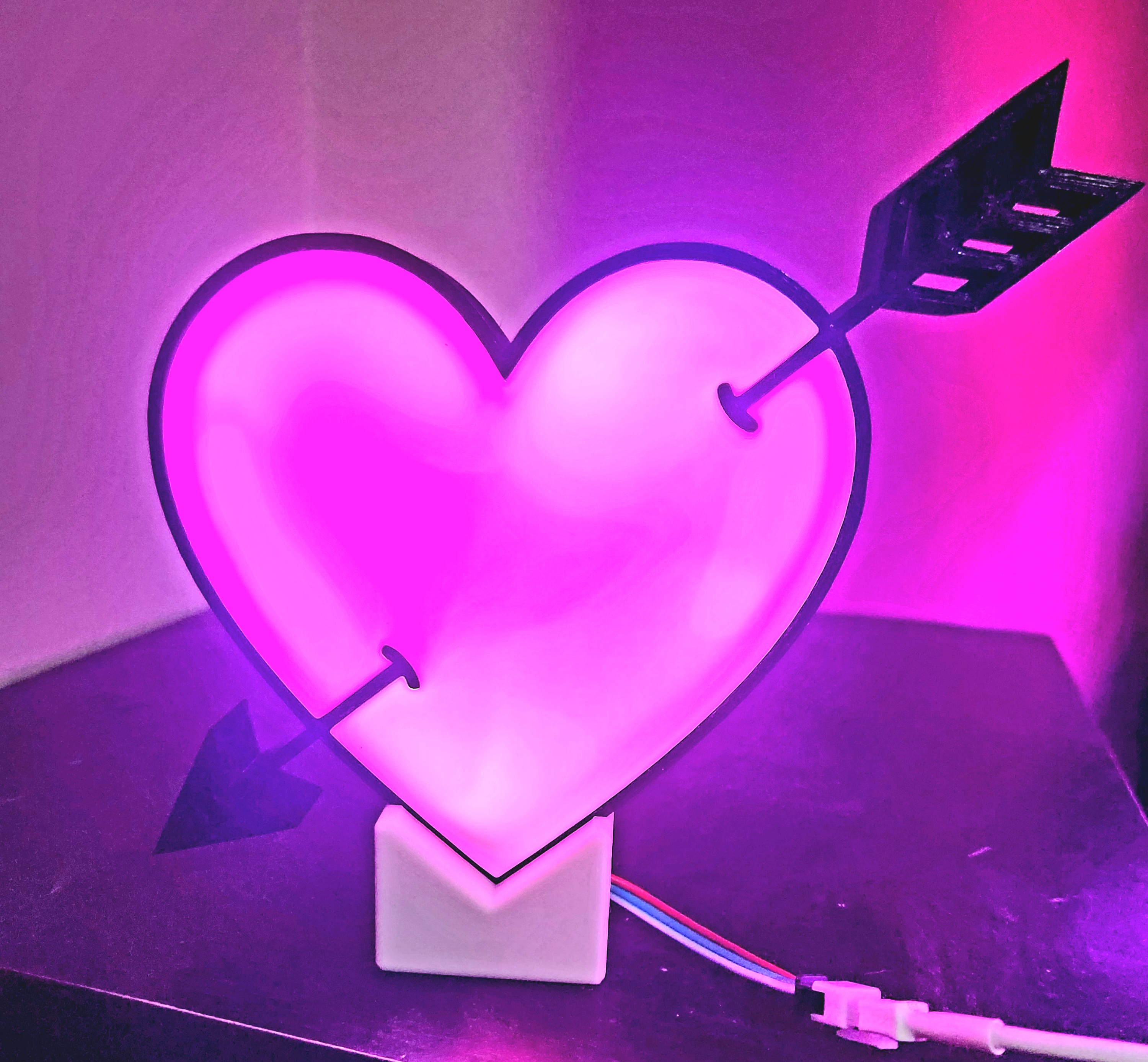 Valentine's Day Neopixel/LED Heart