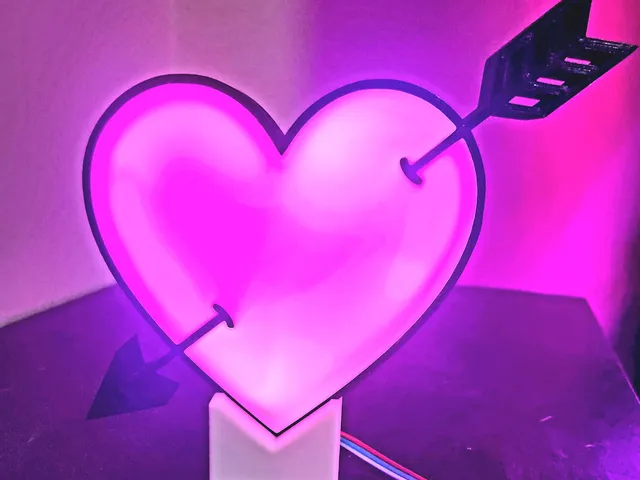 Valentine's Day Neopixel/LED Heart