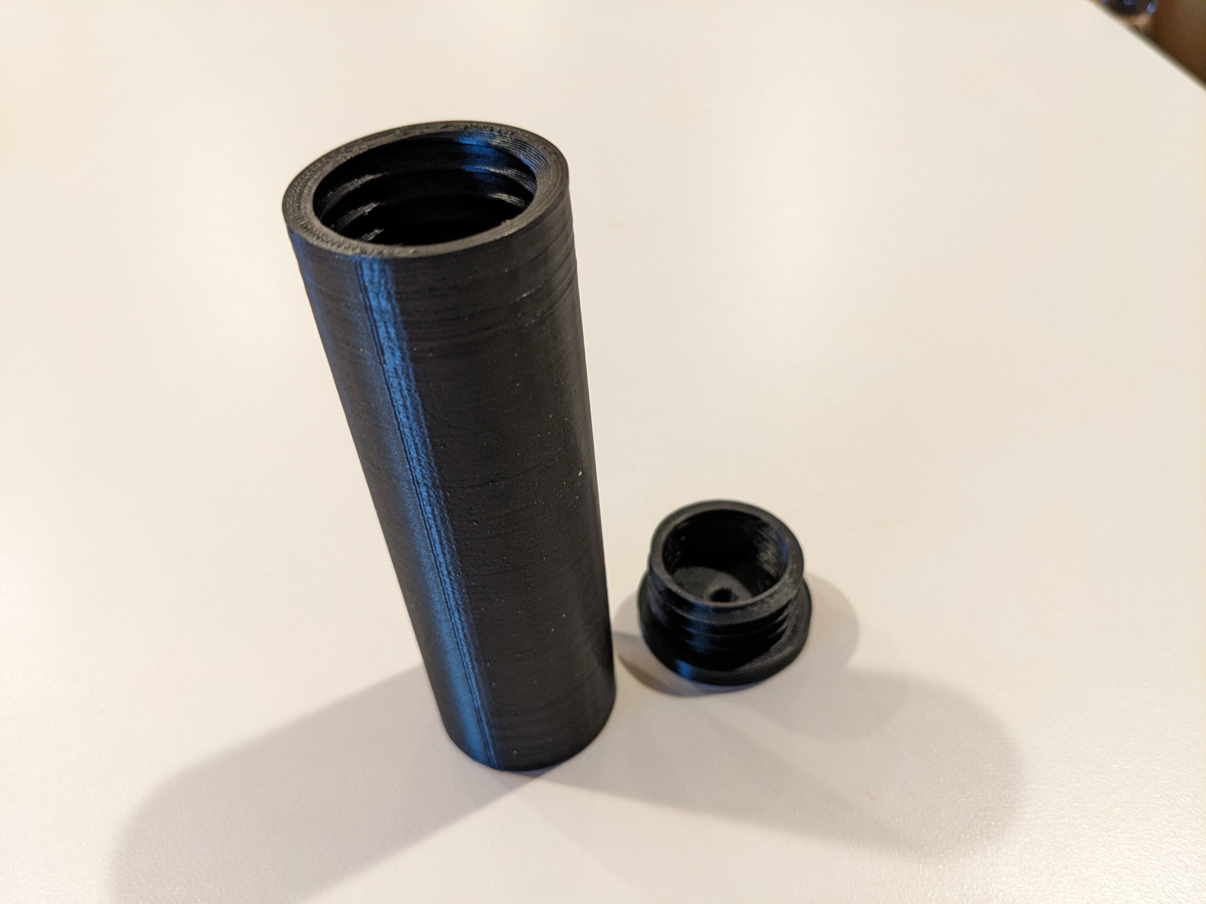 Motorcycle document stash tube by superduce Download free STL model