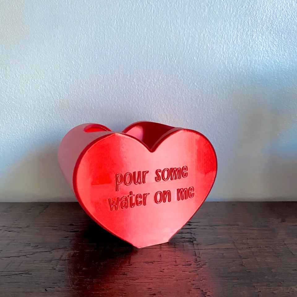 Valentine＇s Day Heart Planter by Anthony Cerqua | Download free