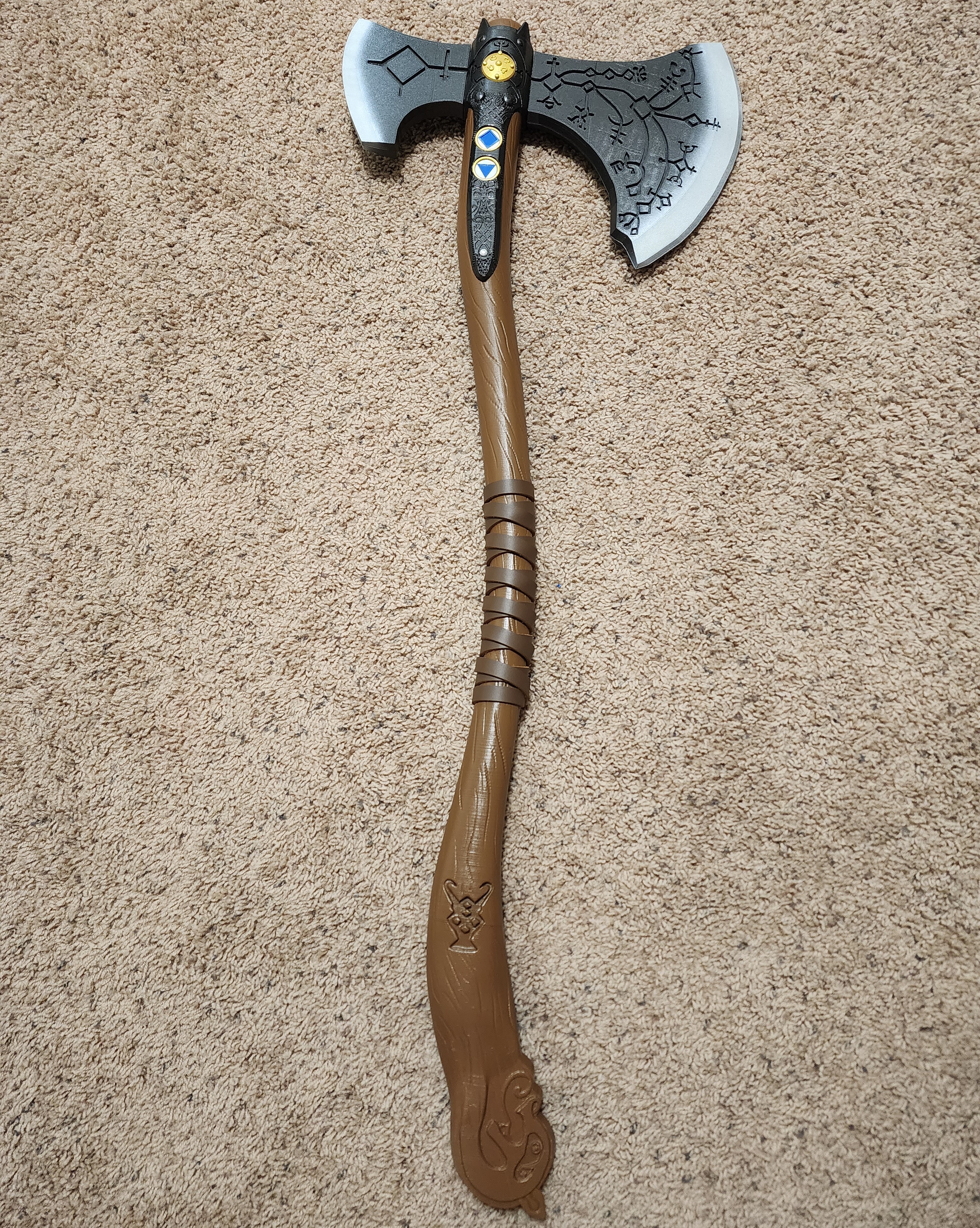 God of War Leviathan Axe (remix) 3D model thumbnail