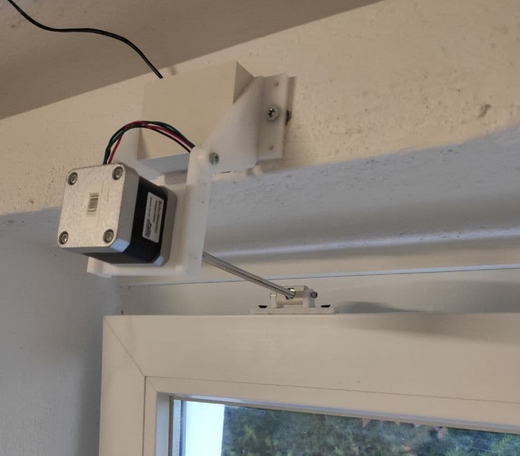 Simple Smart Window Opener V2 ESP8266 powered by Fabian Haensch ... Circuit Diagram