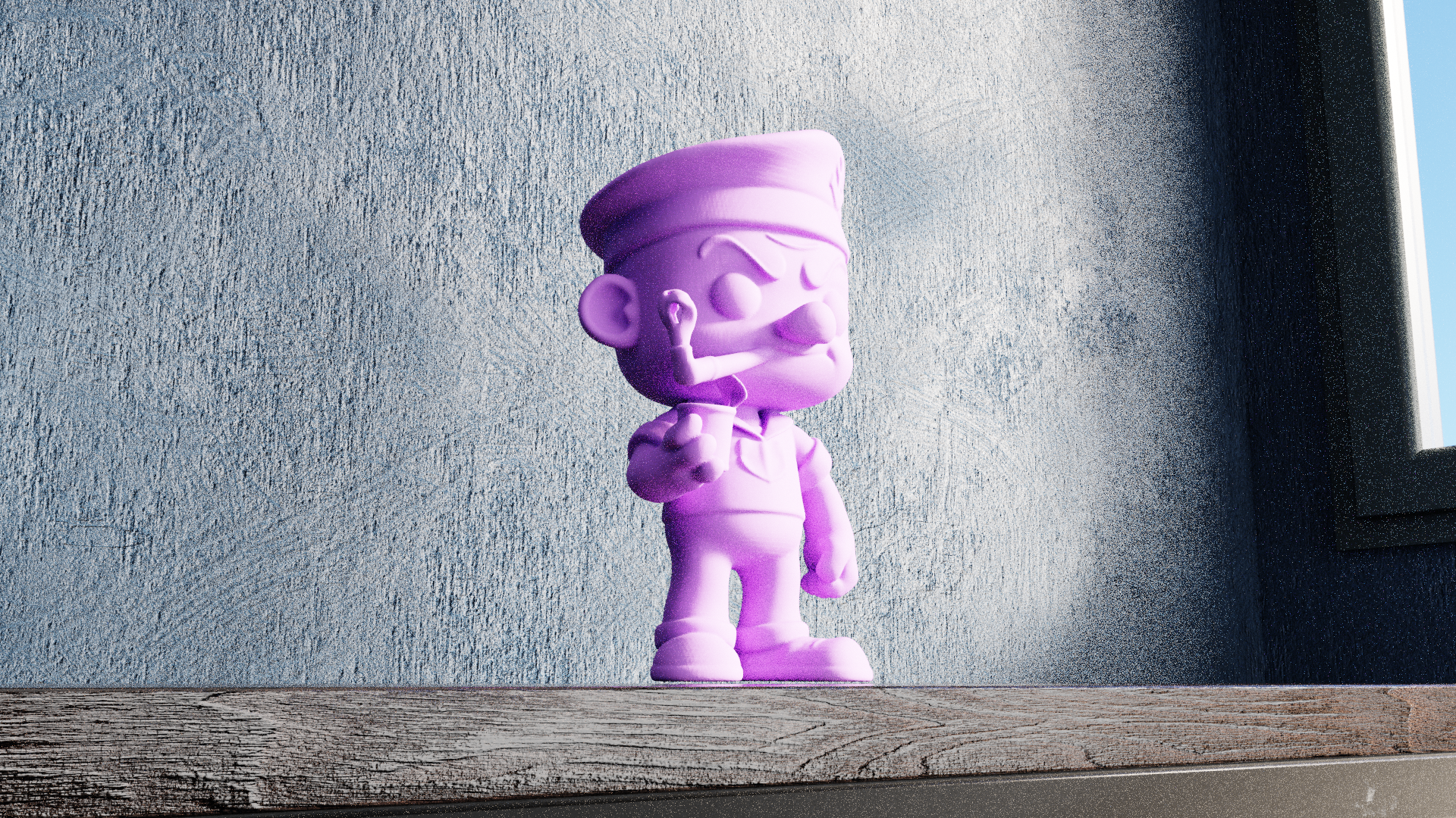 Miniatura 2 do modelo 3D Chibi Popeye