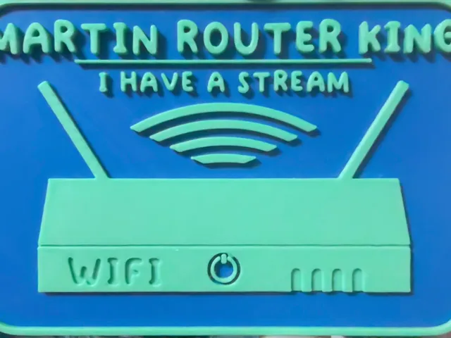 Martin Router King WIFI - Plate