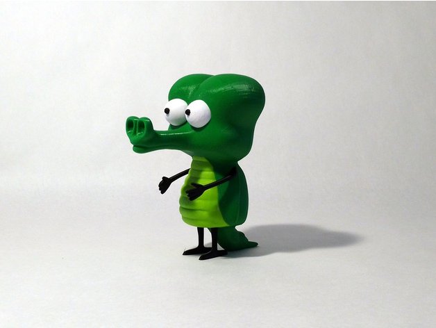 Miniatura 4 do modelo 3D Crocodile