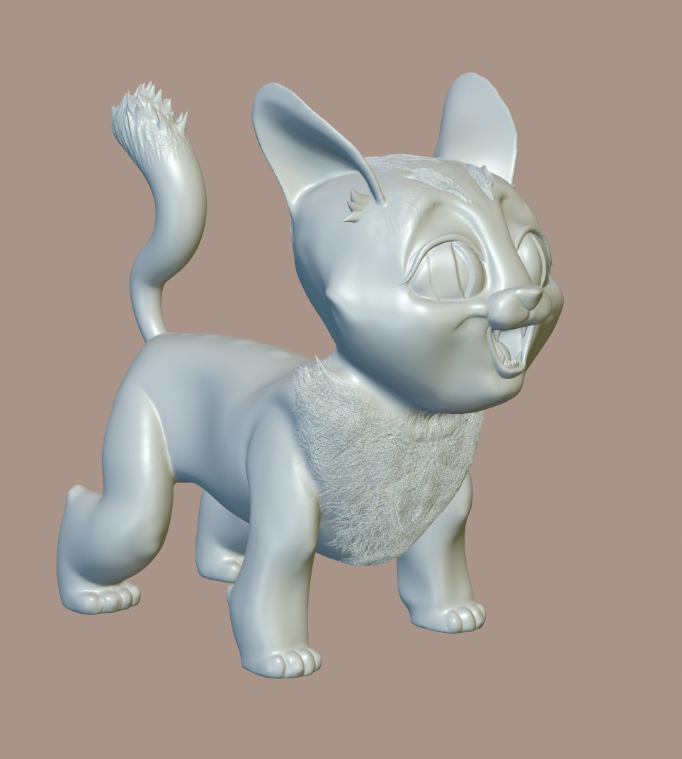 Crazy cat by MP 3DL | Download free STL model | Printables.com