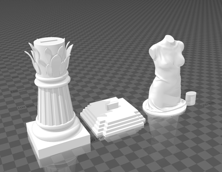 Female Torso With Gown Bust by Wolvie Download free STL model