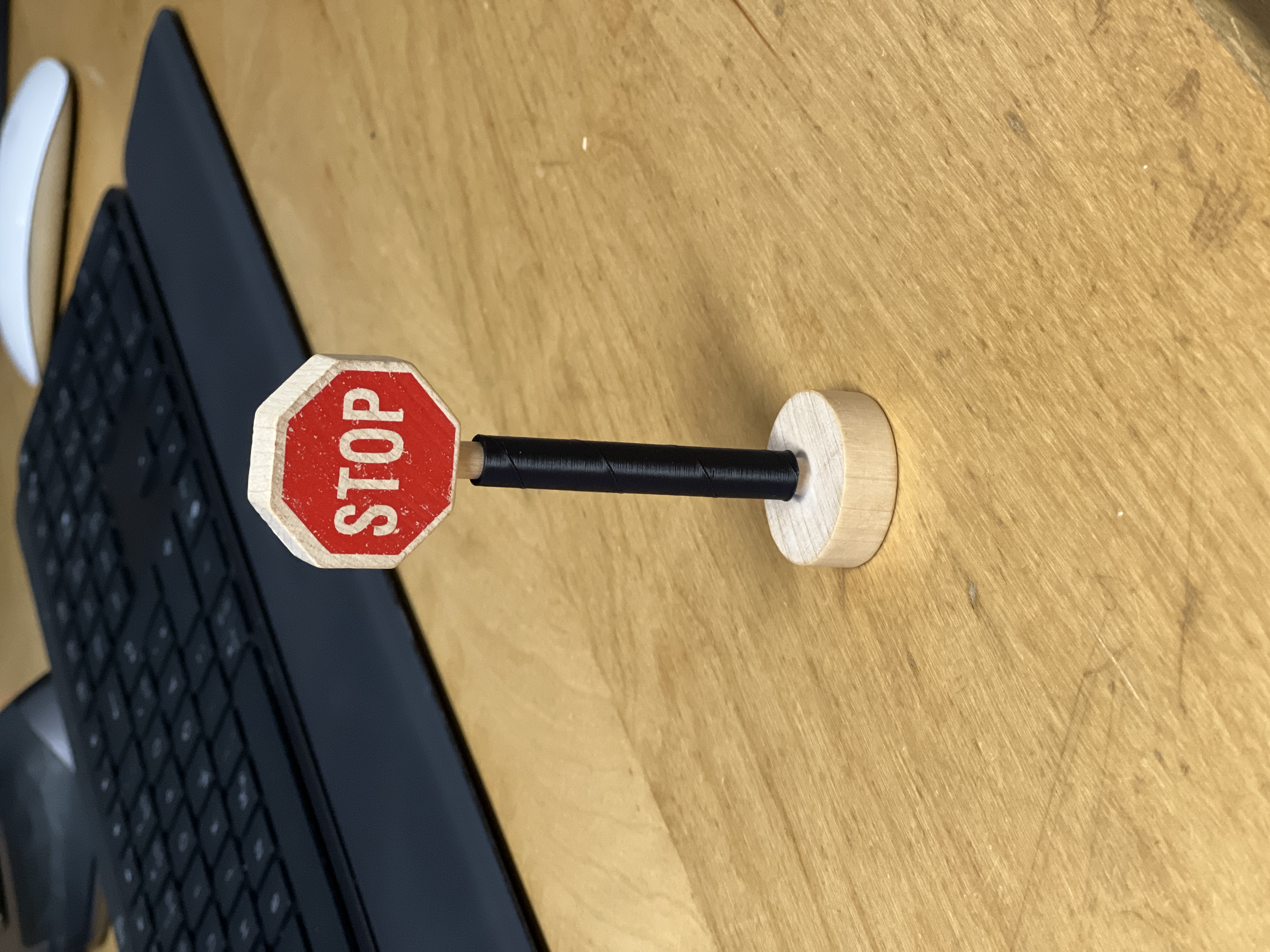 Wodden Traffic Sign Repair Tube