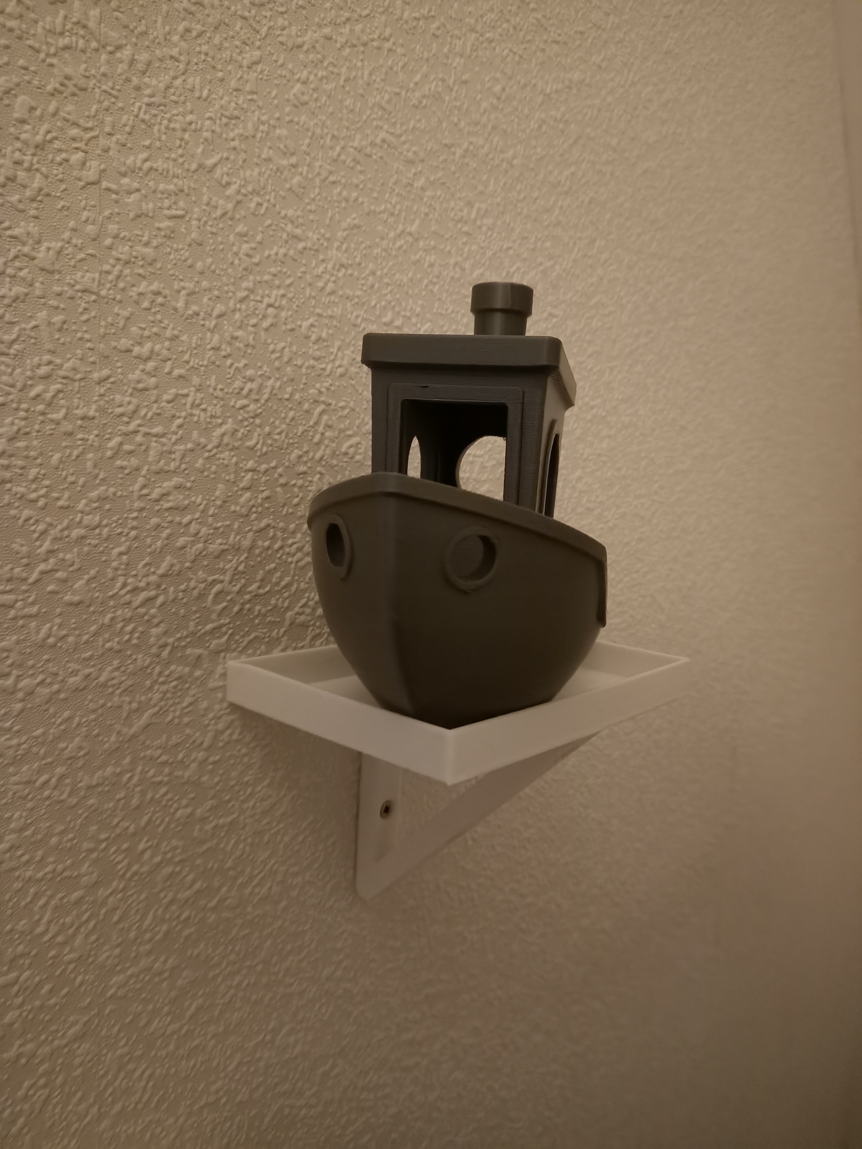 Small shelf with edge