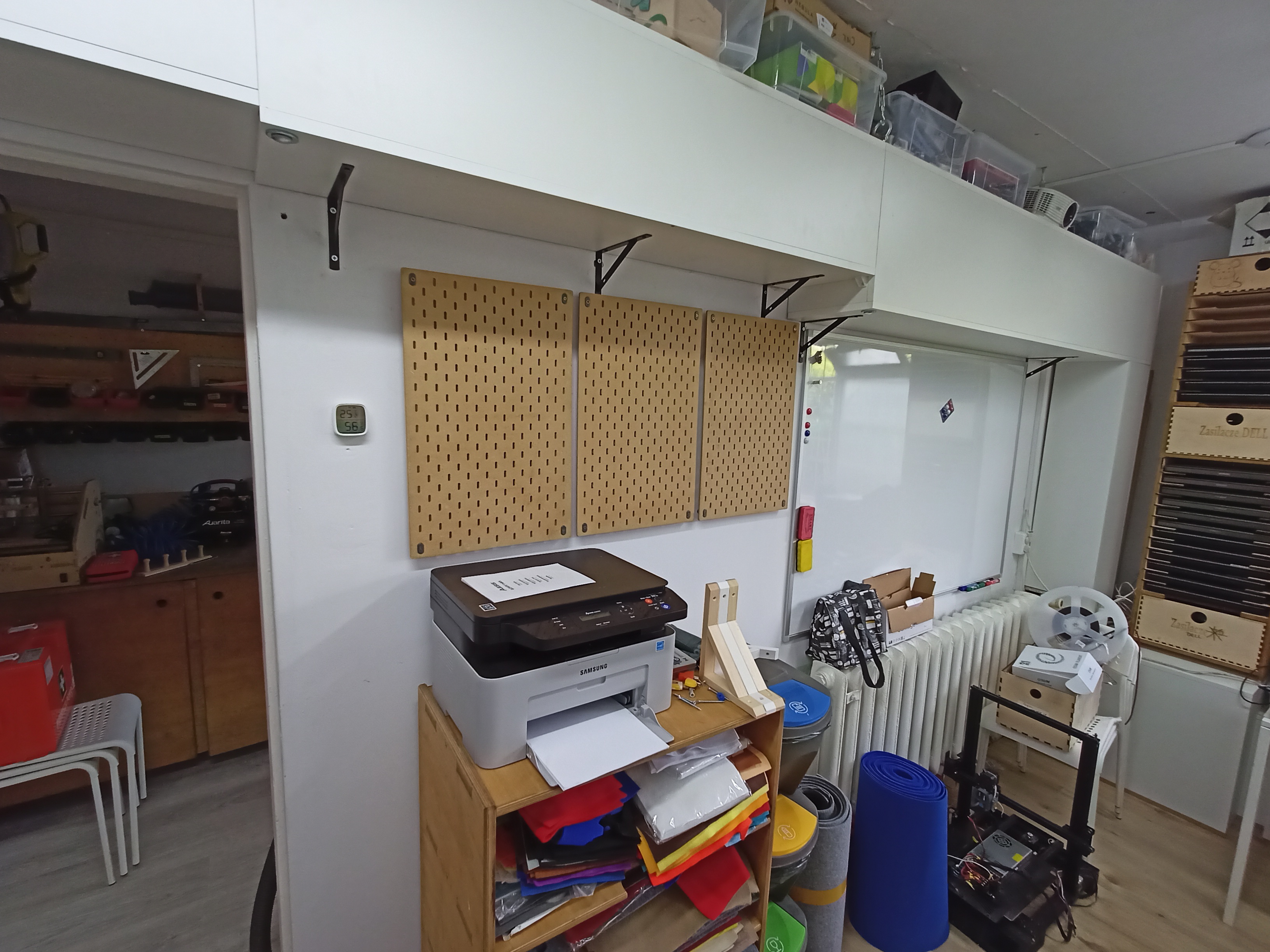 Perforated boards and mounting distance