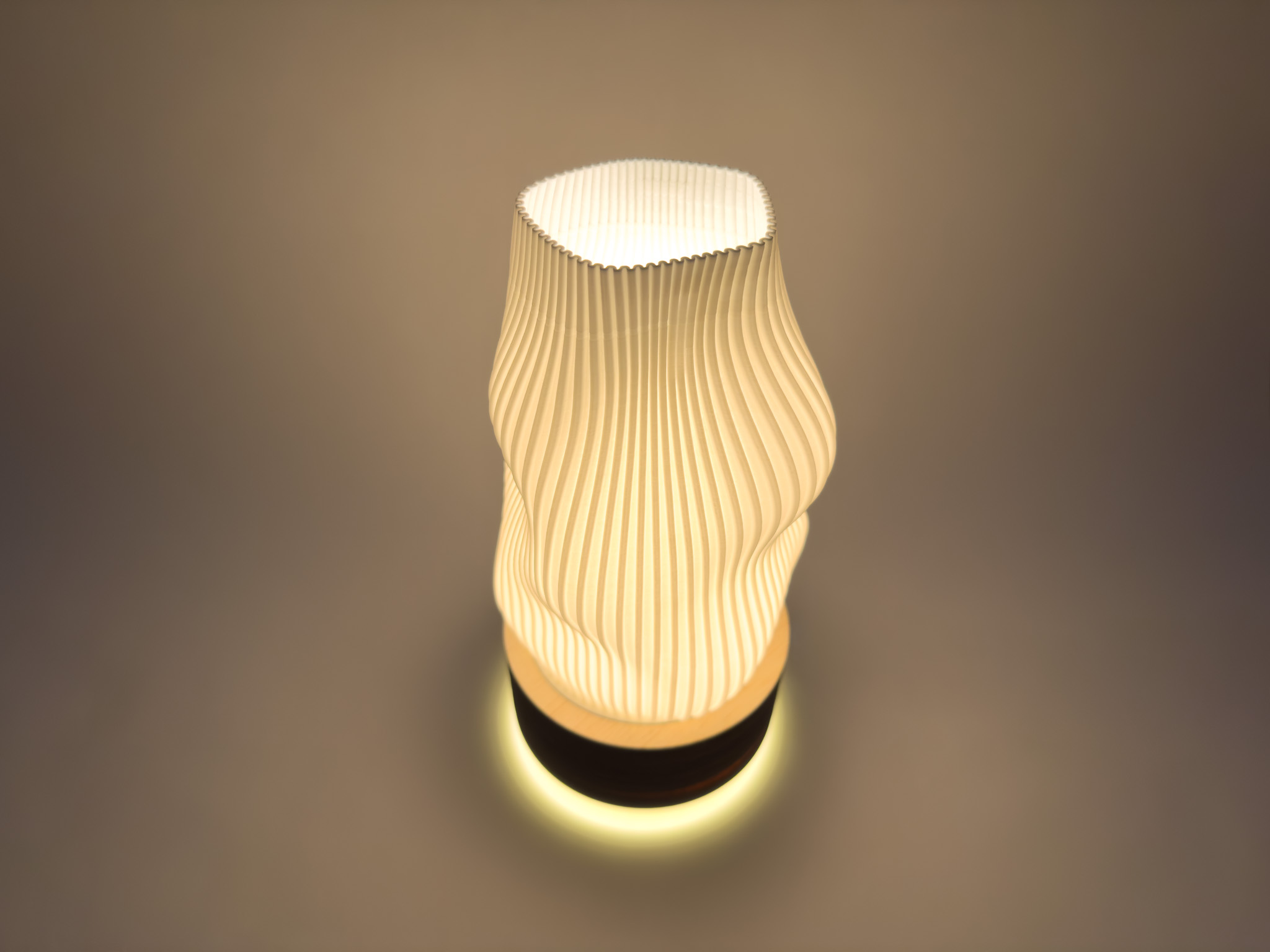 Customisable Wave Lamp