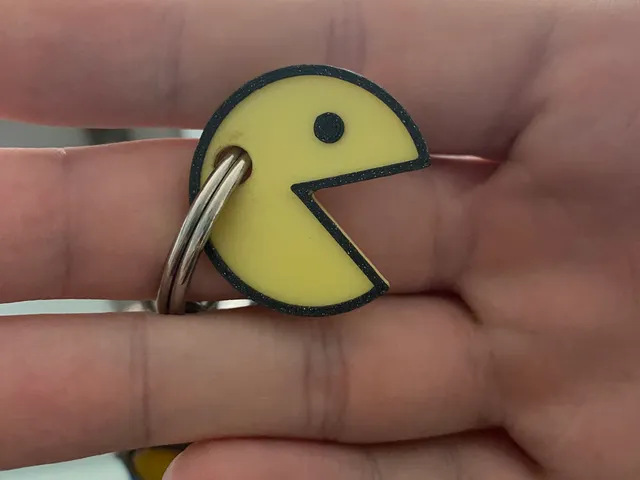 Pacman keychain