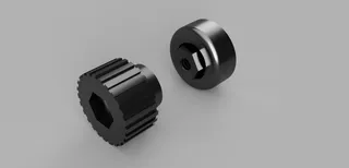 Parametric Knurled Nut Knob by Drofnas  3d printing, 3d printing projects,  3d printer